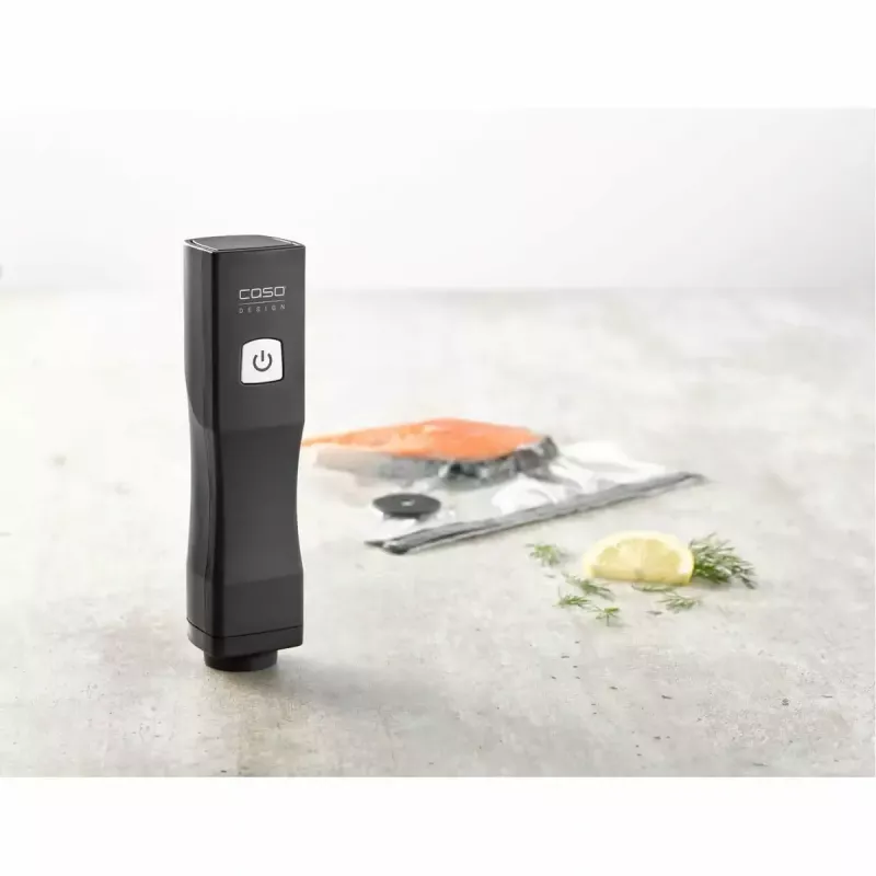 Vakuuminis uždarytuvas Caso Vacu One Touch Juodas 01301 Kompaktiškas dizainas