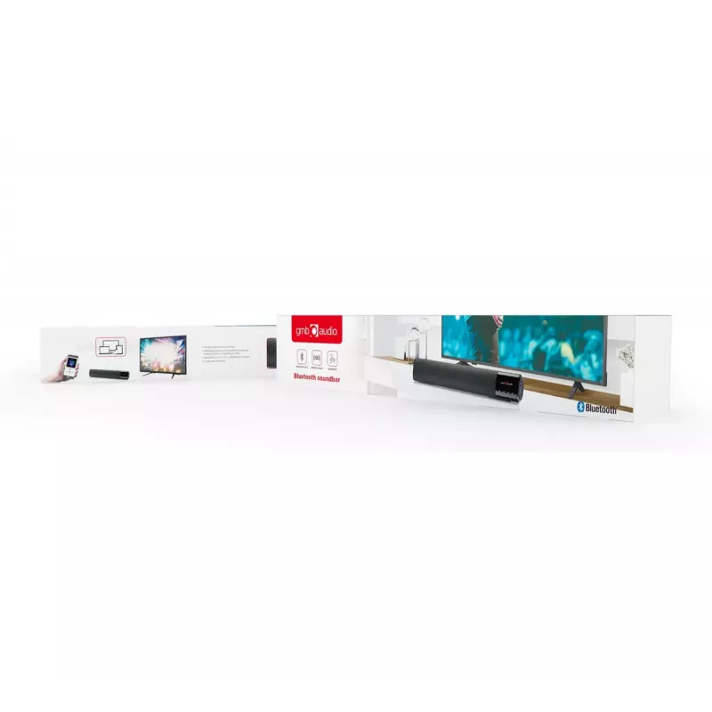 Nešiojamas stereo garsiakalbis Gembird SPK-BT-BAR400-01