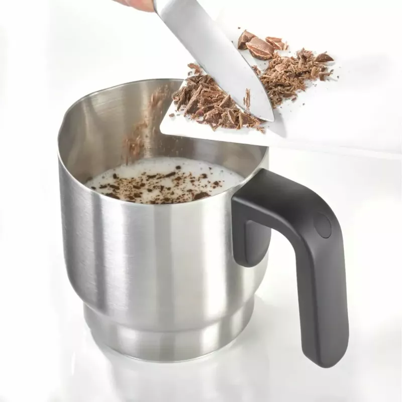 Pieno putotojas Caso Crema & Choco 500W 0,35L – elektrinis pieno putotojas karštoms ir šaltoms putoms