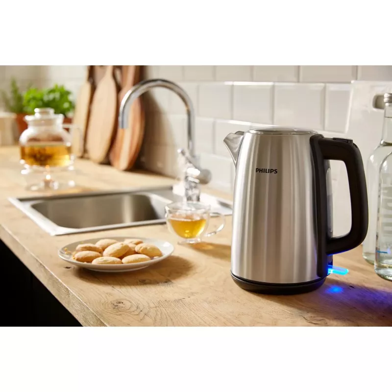 Philips Viva Collection HD9351/90 virdulys, 1,7 l, 2020 W, metalinis, vandens lygio indikatorius, belaidis, filtras