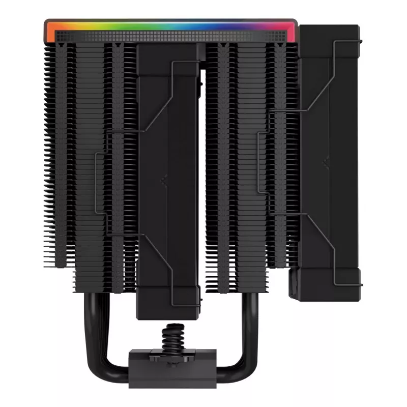 Oro aušintuvas DeepCool AK620, 12 cm, du 120 mm ventiliatoriai, 6 šilumos vamzdeliai, TDP 260 W, PWM, FDB, aukštis 160 mm, juodas