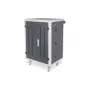 DIGITUS Įkrovimo vežimėlis 30 vietų, 15,6 col., juodas 1100 x 700 x 650 mm, su USB, PDU, ventiliatoriumi