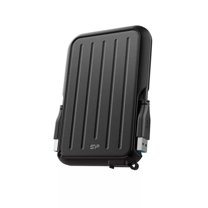 SILICON POWER Nešiojamas išorinis kietasis diskas USB 3.2 Gen 1 Armor - A66 1TB - Juodas