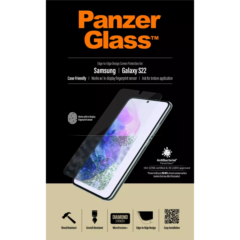 PanzerGlass UltraForce1 Samsung Galaxy S22 5G | Ekrano apsauginis stiklas