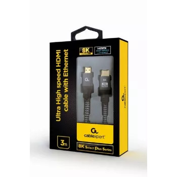 GEMBIRD Ultra High speed HDMI kabelis su Ethernet, „8K Select Plus Series“, 3m