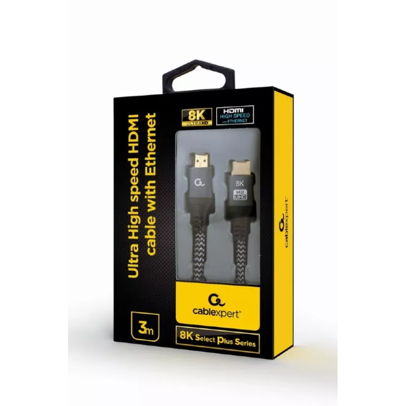 GEMBIRD Ultra High speed HDMI kabelis su Ethernet, „8K Select Plus Series“, 3m