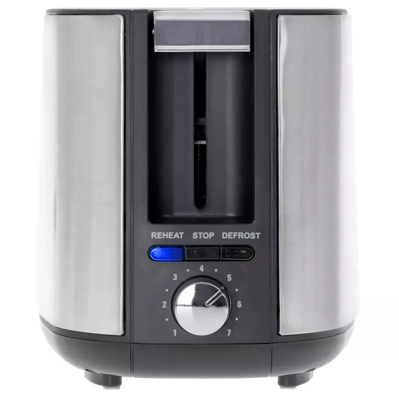 Skrudintuvas Adler AD 3214, 2 griežinėliams, nerūdijantis plienas, 900 W, 7 skrudinimo lygiai, atšildymas/pašildymas/automatinis išsijungimas