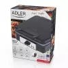 Vaflinė Adler AD 3049, 4 kvadratiniai vafliai, nelipni danga, 1800 W, juoda