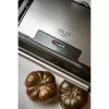 Kontaktinis grilis Adler AD 3052 stačiakampis plienas/juoda, 1200 W, grotelės viršuje, užrakinamas dangtis