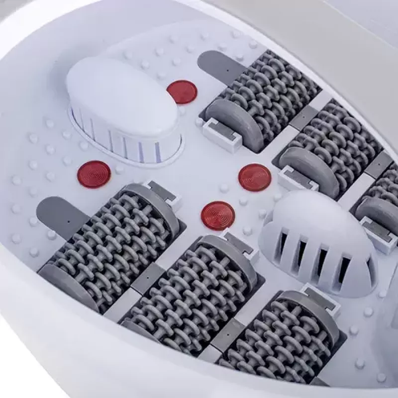 Pėdų vonelė Adler AD 2177 – infraraudonųjų spindulių pėdų masažuoklis su šiluma, vibracija, burbulais, 450 W, 5,6 l talpa, ergonomiška rankena
