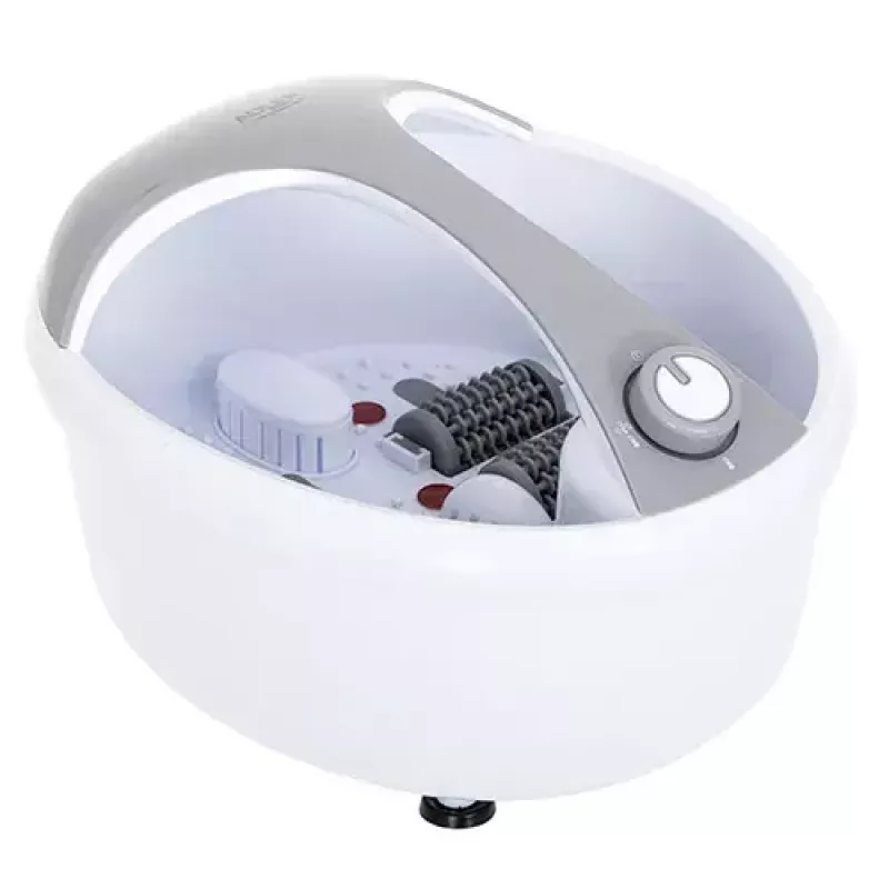 Pėdų vonelė Adler AD 2177 – infraraudonųjų spindulių pėdų masažuoklis su šiluma, vibracija, burbulais, 450 W, 5,6 l talpa, ergonomiška rankena