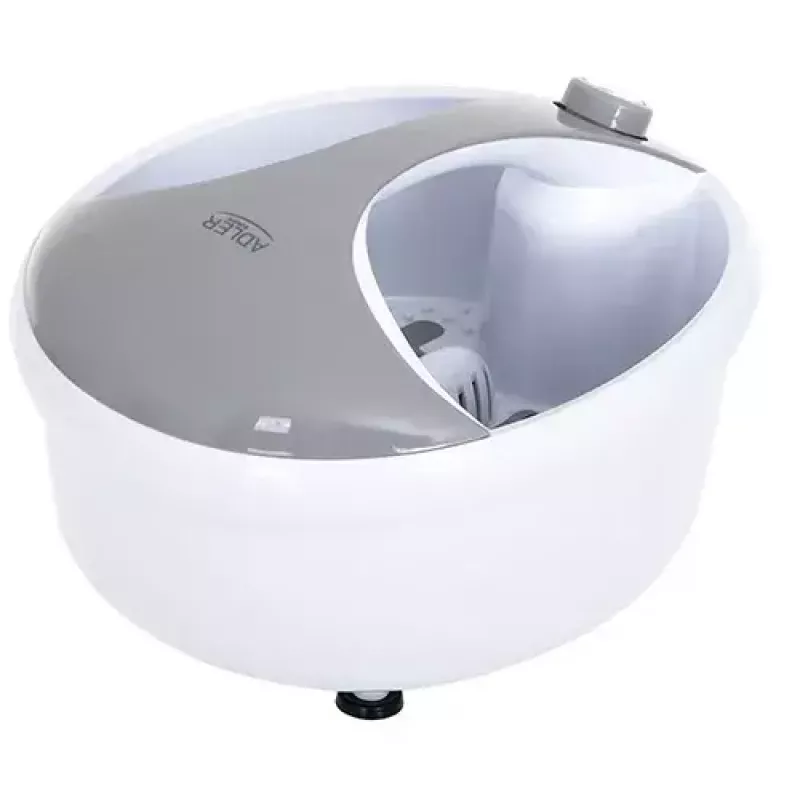 Pėdų vonelė Adler AD 2177 – infraraudonųjų spindulių pėdų masažuoklis su šiluma, vibracija, burbulais, 450 W, 5,6 l talpa, ergonomiška rankena