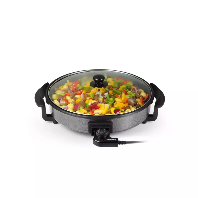 Elektrinė keptuvė Tristar PZ-2964 apvali juoda 40 cm