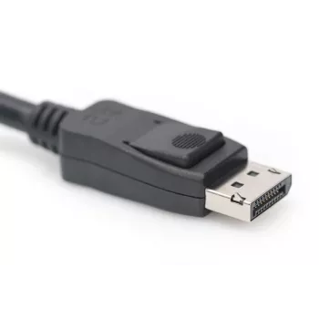 DIGITUS DisplayPort jungiamasis laidas, DP M/M, 3 m su užraktu, Ultra HD 8K, Vers. 1.3/1.4, juodas