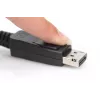 DIGITUS DisplayPort jungiamasis laidas, DP M/M, 3 m su užraktu, Ultra HD 8K, Vers. 1.3/1.4, juodas