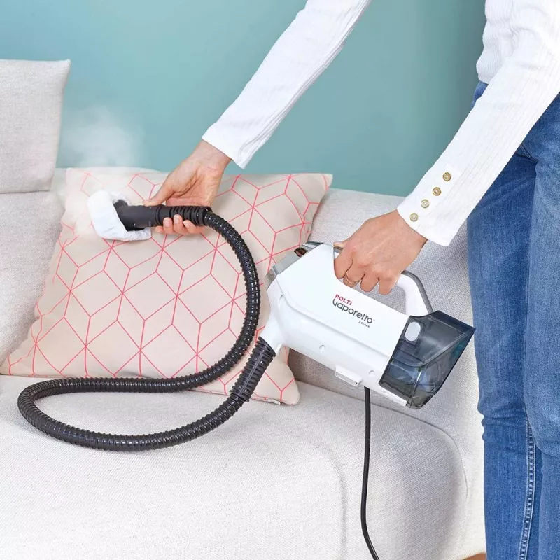 Stačias siurblys su garų valytuvu Polti Vaporetto 3 Clean 1800 W be maišelio baltas