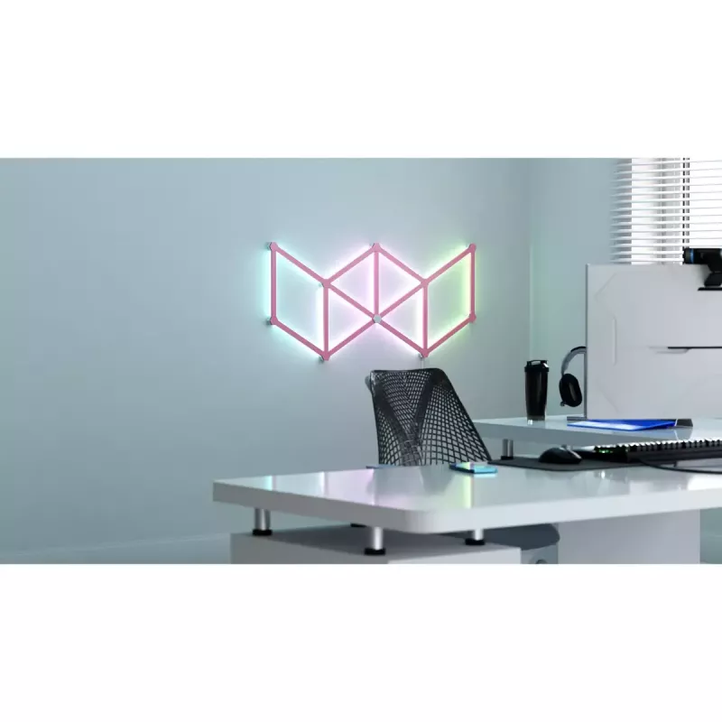 Nanoleaf Skins NL59-0001PM-9PK 9 vnt. Matinė rožinė 259,3 mm