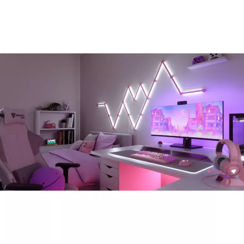 Nanoleaf Skins NL59-0001PM-9PK 9 vnt. Matinė rožinė 259,3 mm