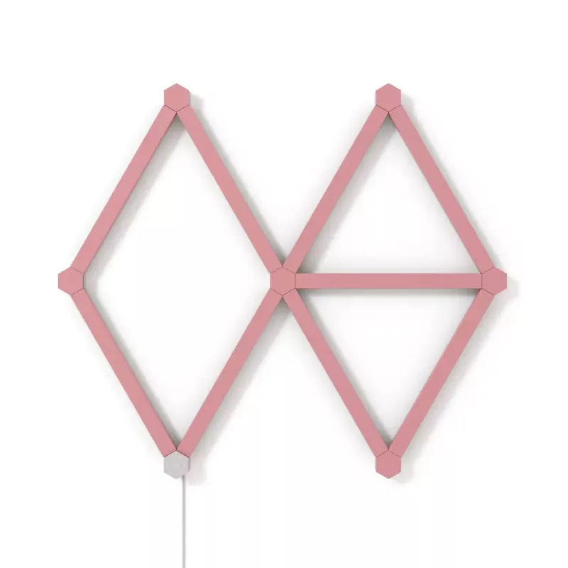 Nanoleaf Skins NL59-0001PM-9PK 9 vnt. Matinė rožinė 259,3 mm