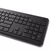 Belaidis klaviatūros ir pelės rinkinys Dell KM3322W — Pilno dydžio QWERTY, RF belaidis, juodas, biurui