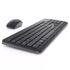 Belaidis klaviatūros ir pelės rinkinys Dell KM3322W — Pilno dydžio QWERTY, RF belaidis, juodas, biurui