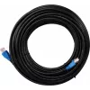 Grynasis kabelis Goobay CAT 6 U/UTP RJ-45 Cat6 15m Juodas