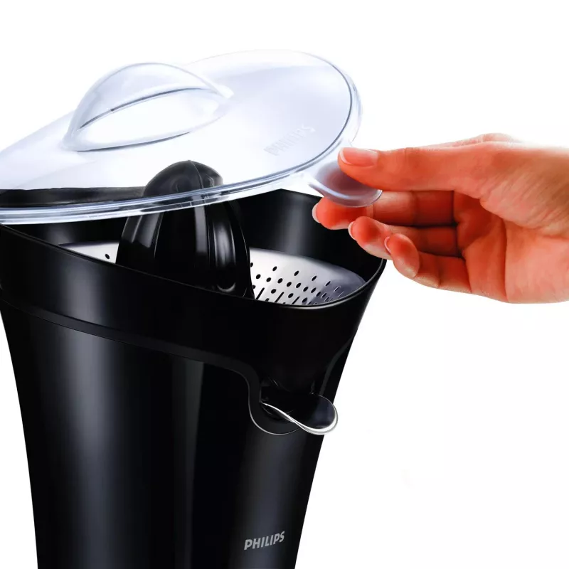 Citrusų spaudė Philips Avance Collection HR2752/90, 85 W, juoda, su lašėjimo stabdymu ir laido laikymu