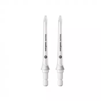 Philips HX3042/00 elektrinio irigatoriaus antgalis – 2 vnt., balti pakeitimo antgaliai