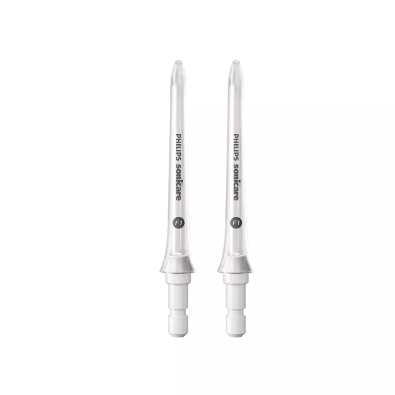 Philips HX3042/00 elektrinio irigatoriaus antgalis – 2 vnt., balti pakeitimo antgaliai