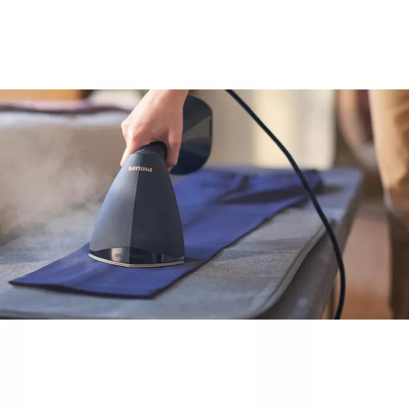Garinis garintuvas Philips GC810/20 – 1600 W, 0,23 L talpa, 32 g/min nuolatinis garas, juoda/rožinė