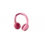 Belaidės ausinės ant galvos Muse M-215 BTP, Bluetooth, 115 g, rožinės spalvos