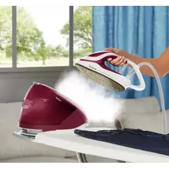Tefal GV9220 garo lyginimo stotis 2600 W Durilium AirGlide Autoclean padas Burgundinė, Balta