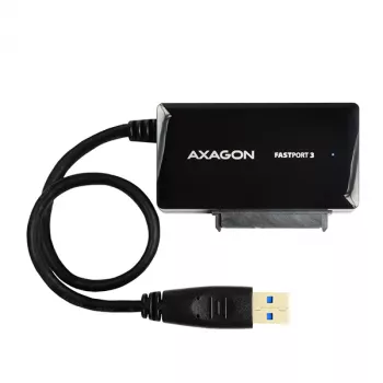 Adapteris Axagon ADSA-FP3 USB 3.0 - SATA 6G, skirtas prijungti visus SATA diskus ir įrenginius
