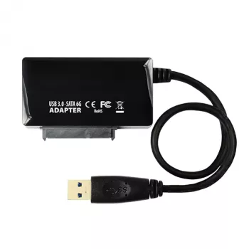Adapteris Axagon ADSA-FP3 USB 3.0 - SATA 6G, skirtas prijungti visus SATA diskus ir įrenginius