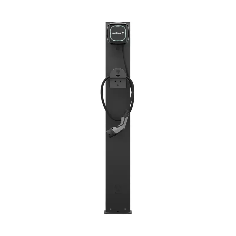 Pjedestalas Wallbox Eiffel Basic Dual, skirtas Pulsar šeimai, juodas