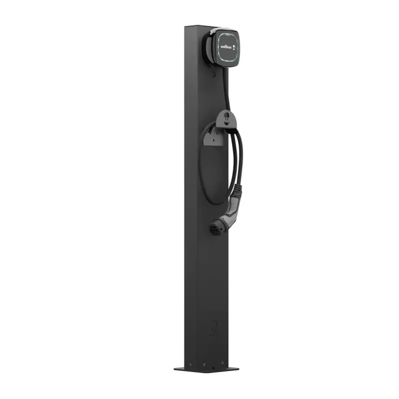Pjedestalas Wallbox Eiffel Basic Dual, skirtas Pulsar šeimai, juodas