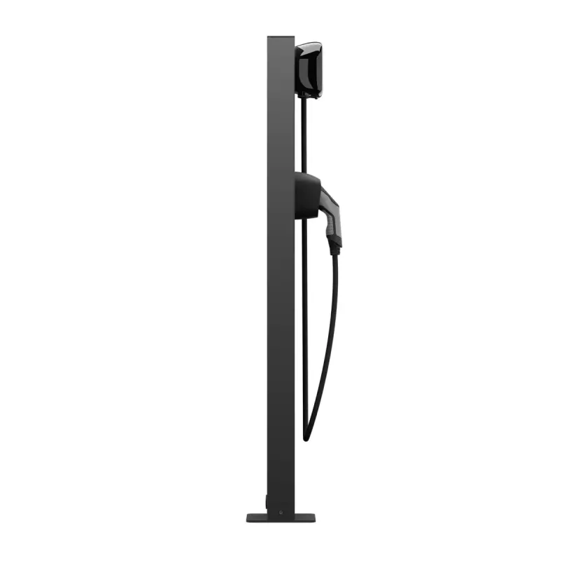 Pjedestalas Wallbox Eiffel Basic Dual, skirtas Pulsar šeimai, juodas