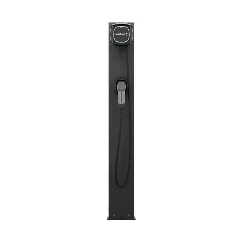 Pjedestalas Wallbox Eiffel Basic Dual, skirtas Pulsar šeimai, juodas