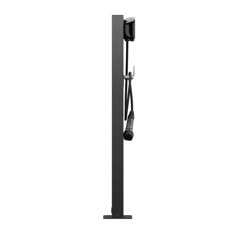 Pjedestalas Wallbox Eiffel Basic Dual, skirtas Pulsar šeimai, juodas