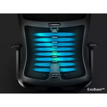 PC žaidimų kėdė GENESIS Astat 200 G2 tinklinė sėdynė Juoda 120 kg
