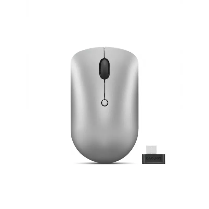 Belaidė ambidekstrinė pelė Lenovo 540 – RF, 2400 DPI, 4 mygtukai, USB-C imtuvas, pilka