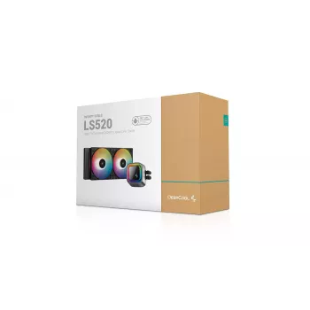 Vandens aušintuvas „viskas viename“ DeepCool LS520 12 cm juodas 500-2250 RPM