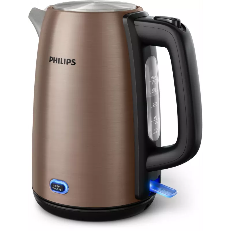 Philips Viva Collection HD9355/92 elektrinis virdulys 1.7 L 1900 W juodas, varinis