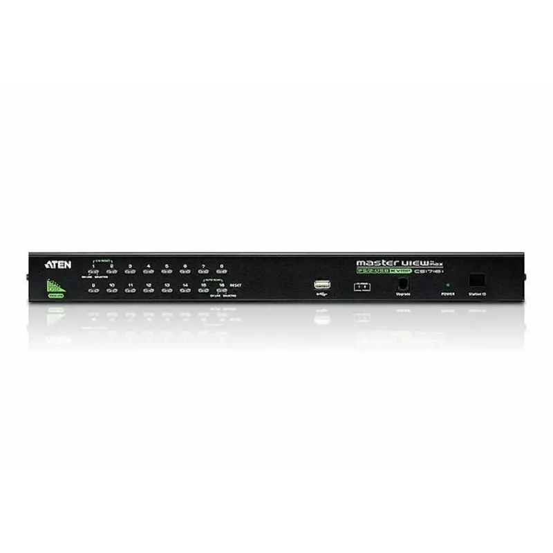 ATEN CS1716A 16 prievadų USB/PS/2 VGA KVM jungiklis su USB periferiniu prievadu