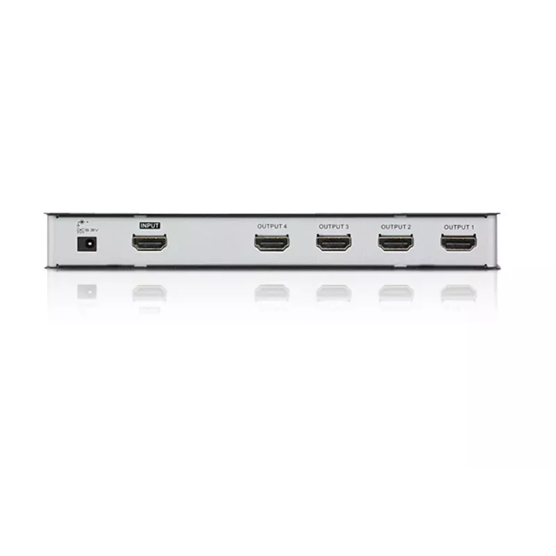 ATEN 4 prievadų HDMI garso/vaizdo skirstytuvas 4Kx2K, juodas