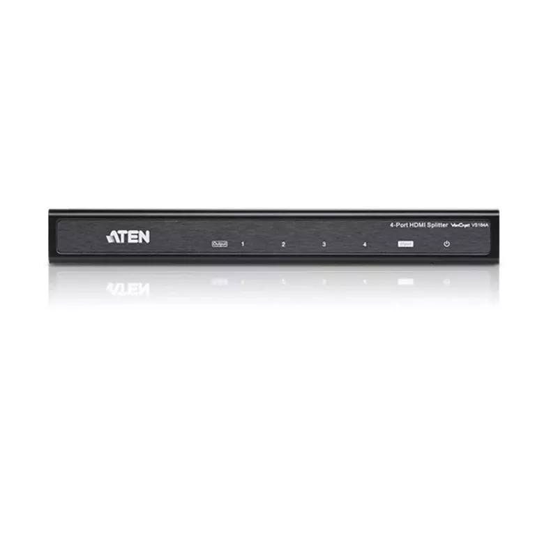 ATEN 4 prievadų HDMI garso/vaizdo skirstytuvas 4Kx2K, juodas