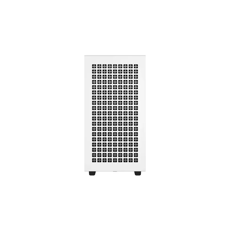 DeepCool CH370 WH R-CH370-WHNAM1-G-1 Micro ATX Mini Tower kompiuterio dėžė su šoniniu langu, tinka 360 mm radiatoriui, 2x 3,5 colio ir 3x 2,5 colio vietos diskams, balta