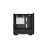 DeepCool CH370 WH R-CH370-WHNAM1-G-1 Micro ATX Mini Tower kompiuterio dėžė su šoniniu langu, tinka 360 mm radiatoriui, 2x 3,5 colio ir 3x 2,5 colio vietos diskams, balta