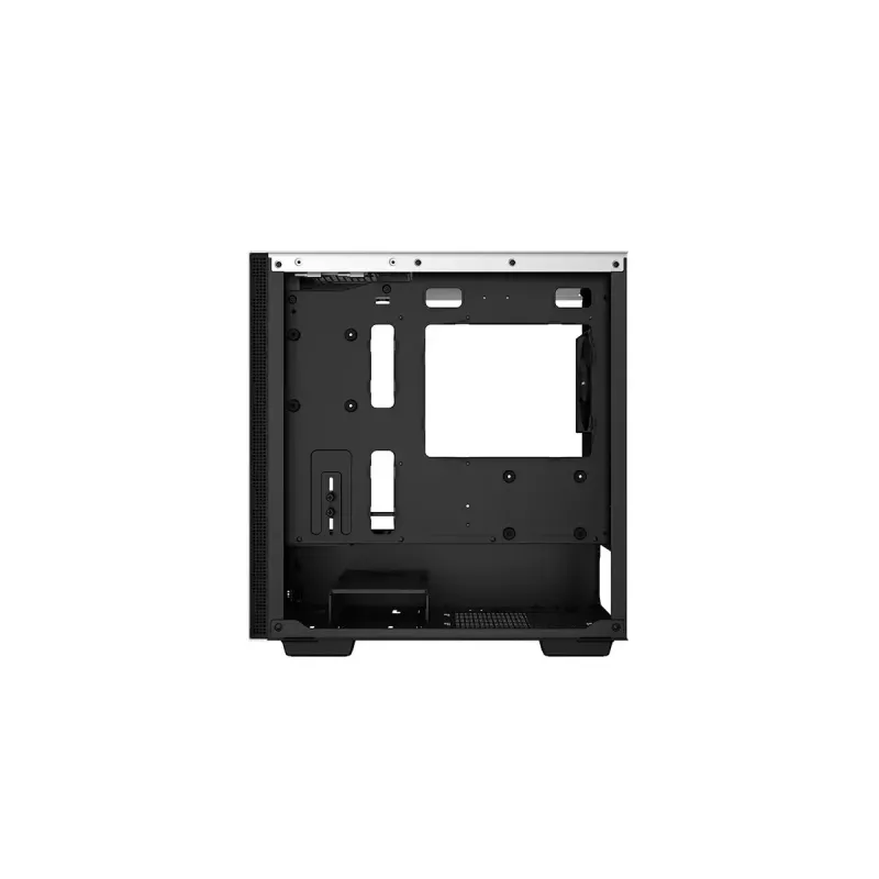 DeepCool CH370 WH R-CH370-WHNAM1-G-1 Micro ATX Mini Tower kompiuterio dėžė su šoniniu langu, tinka 360 mm radiatoriui, 2x 3,5 colio ir 3x 2,5 colio vietos diskams, balta