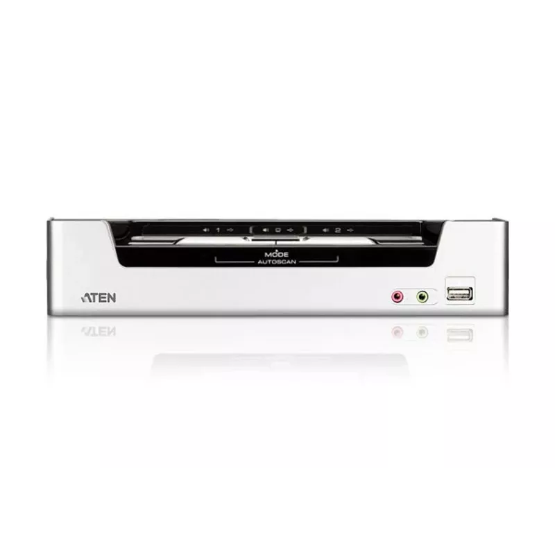 ATEN CS1792 2 prievadų USB HDMI KVM jungiklis su garsu ir USB 2.0 šakotuvu (komplekte KVM kabeliai)